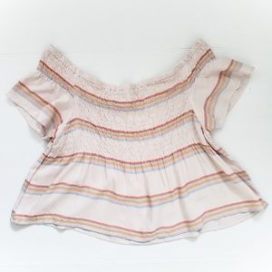 NWT Style Envy Off the Shoulder Crop Top